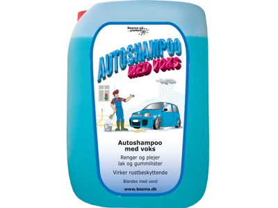 Besma Autoshampoo m/voks 5 ltr.