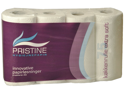 Køkkenrulle Pristine XtraSoft 2-lags