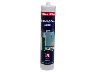 Dana 504 Acryl fugemasse hvid 300ml