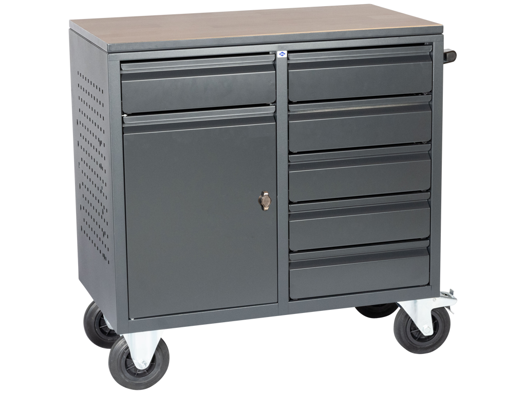 Værkstedsvogn VV-1 Grå m/værkstøjstavle