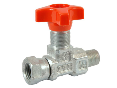 Manometerventil 1/4" Lige