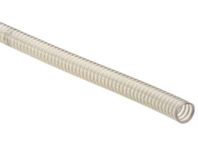 Slange 45mm suge/tryk Hvid PVC Spiral