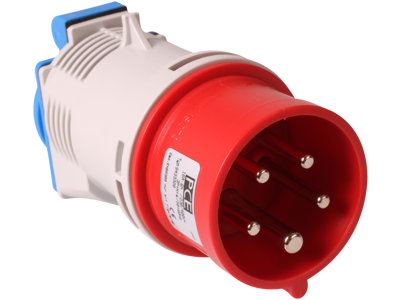 Overgangsadaptor CEE 400V/16A -> DK 230V