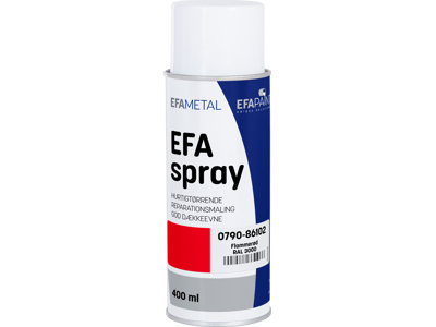 Maling RAL 3000 Flammerød spray 400ml