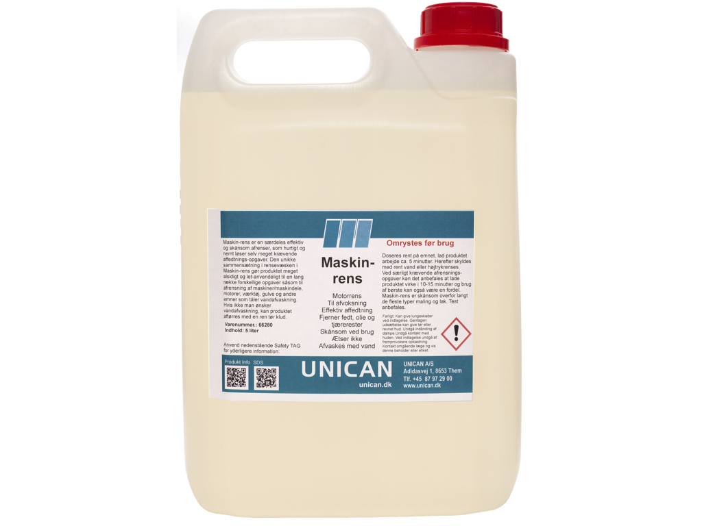 Unican maskinrens 5 ltr.