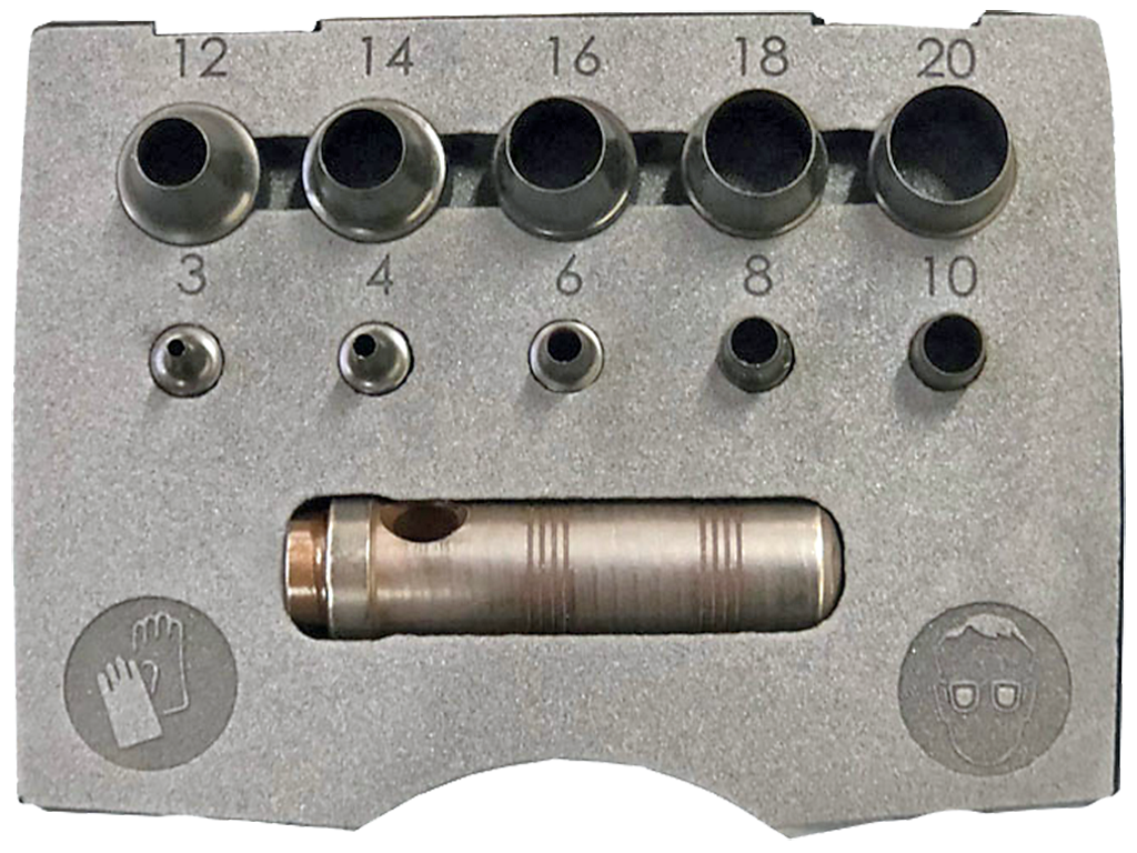 Huggepibesæt 3-20mm Bato