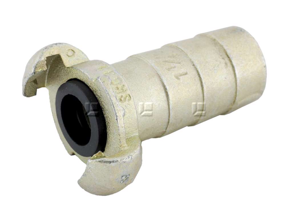 Klokobling 1/2" Slangestuts galv.