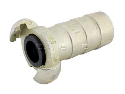 Klokobling 1/2" Slangestuts galv.