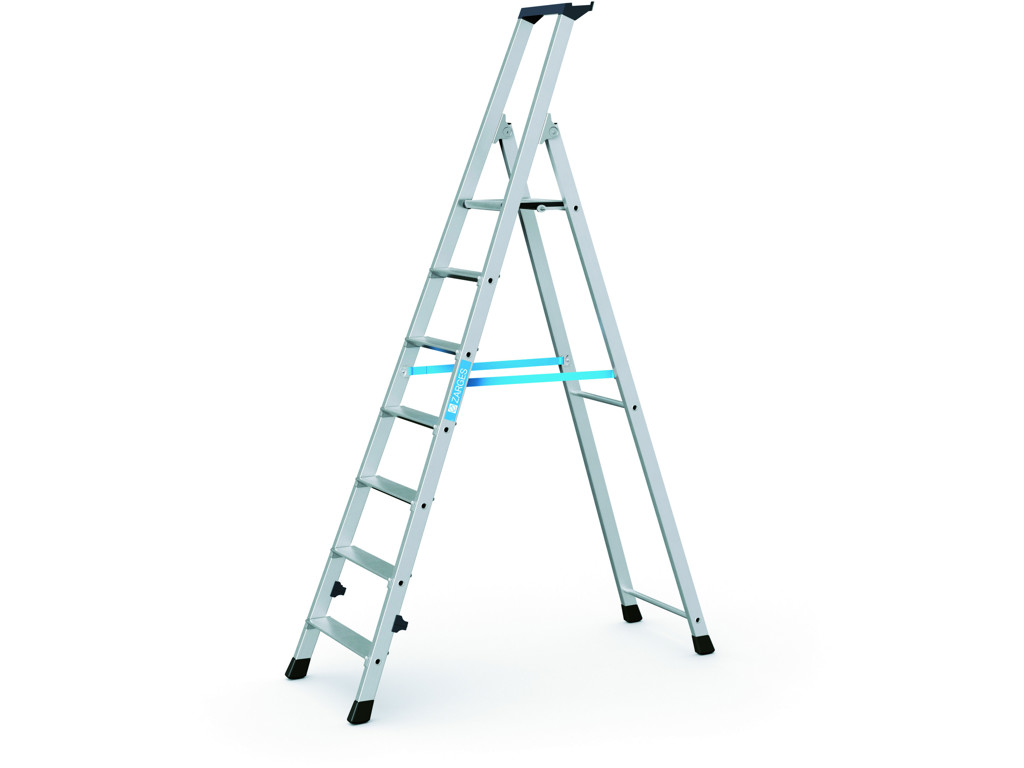 Zarges Trappestige 7 trin m/platform