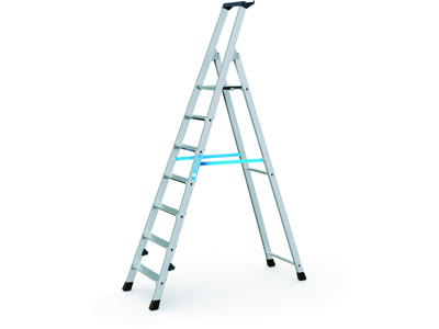 Zarges Trappestige 7 trin m/platform