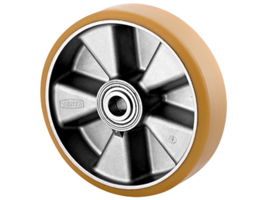 Hjul ITP 160X50-Ø20MM convex med leje