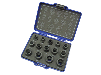 Slagtopsæt 1/2"  10-24mm Bato 14 dele