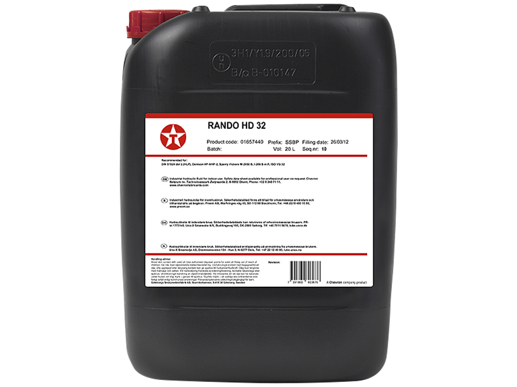 Hydraulikolie Rando HD  32 - 20 ltr