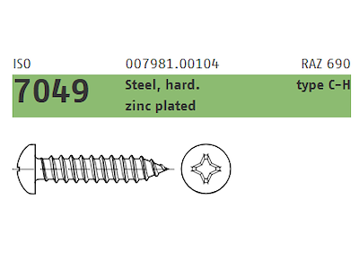 Lynskrue 4,2x22 PH philips FZB