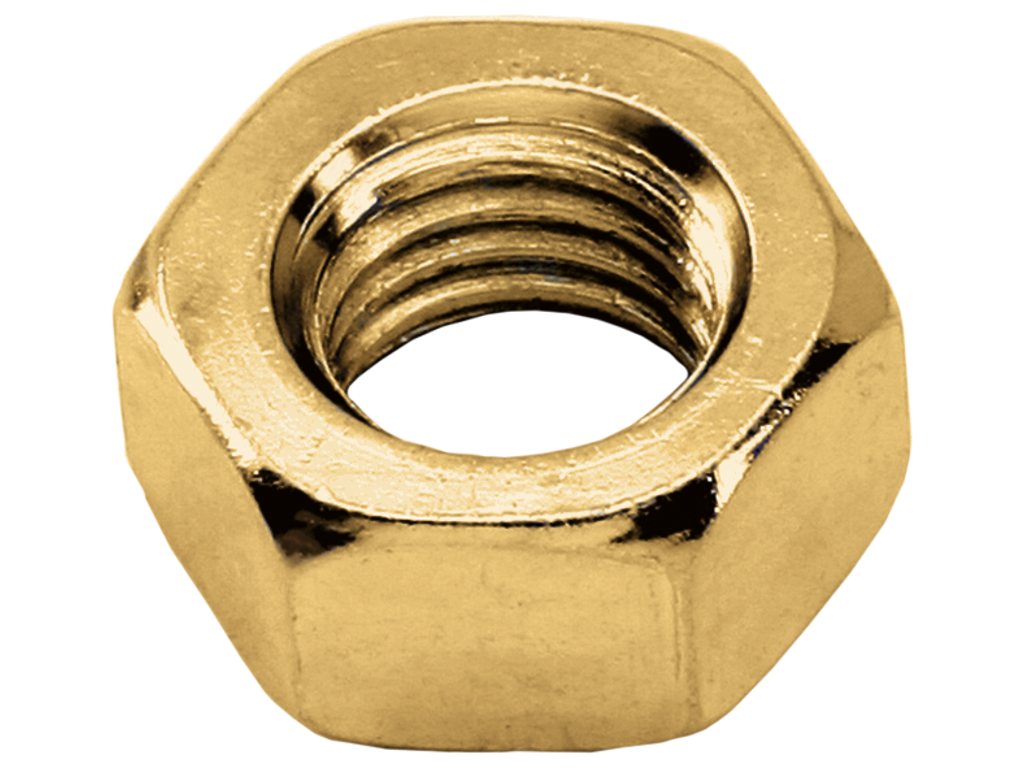 Messing møtrik M 6