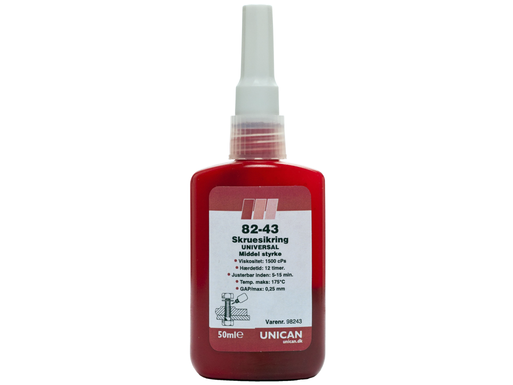 Unican 82-43 skruesikring 50 ml