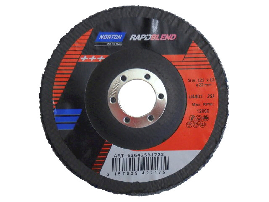 Sliberondel 125x22 mm U4401 Rapid Blend