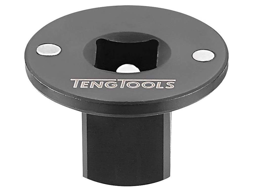 Adapter 1/4" - 3/8" m/magnet f/slagtop