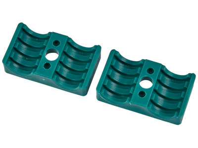 Rørholderpar 16mm for dobbelt rørholder
