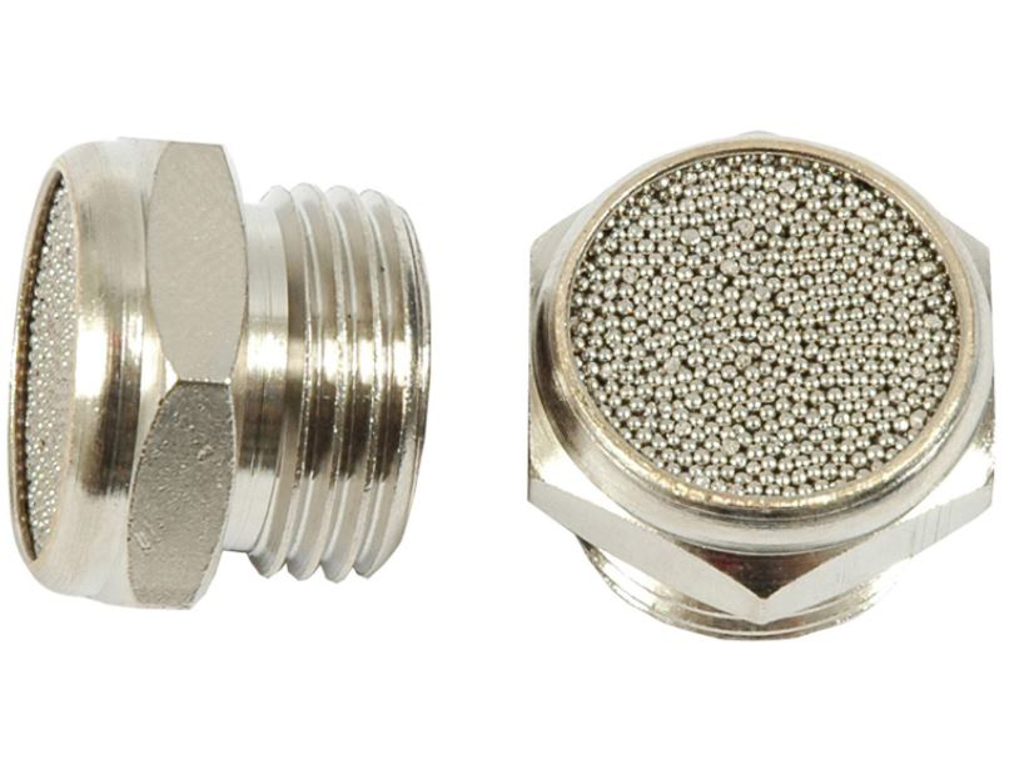 Udluftningsprop metal 1/4" inkl pakning