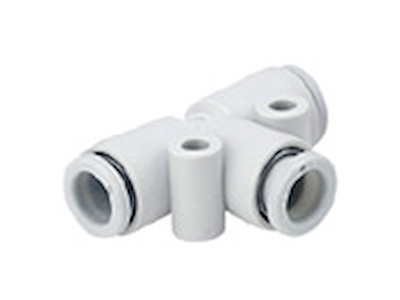 Luftfittings 6x4x6mm T-stykke 