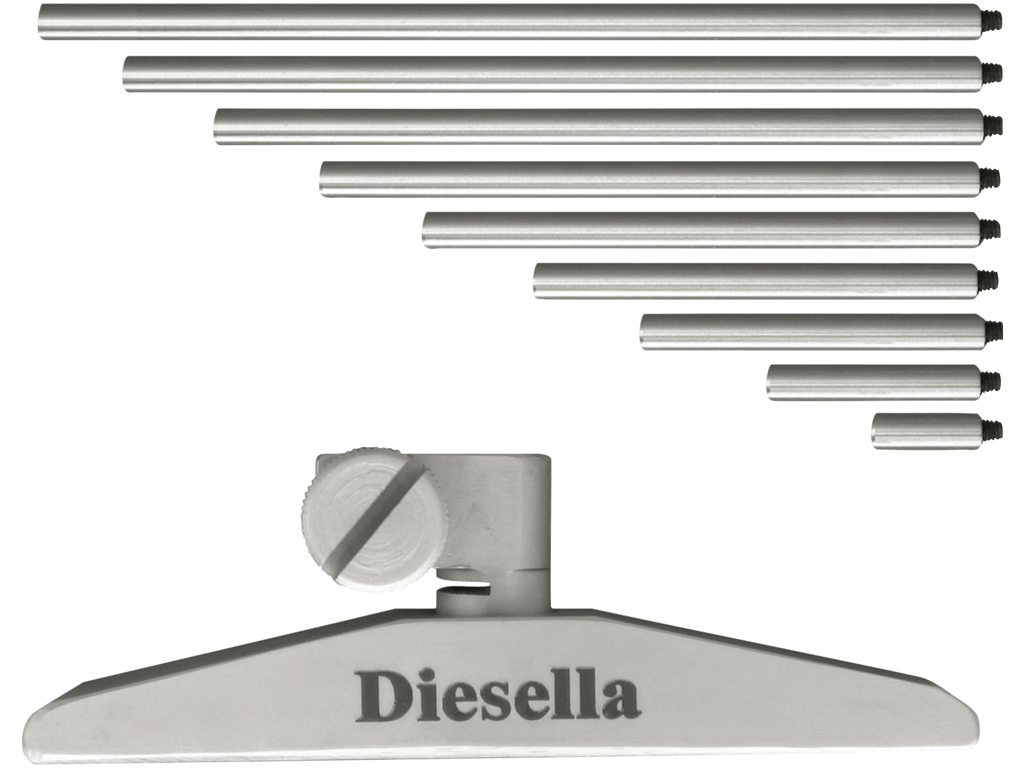 Måleur Bro incl.9 stk målestifter Ø8mm