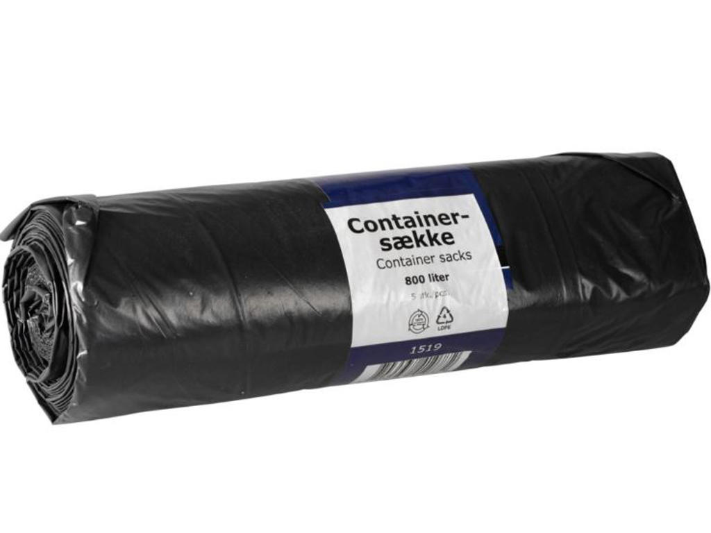 Containerpose 800 ltr rl á 5 stk  sort