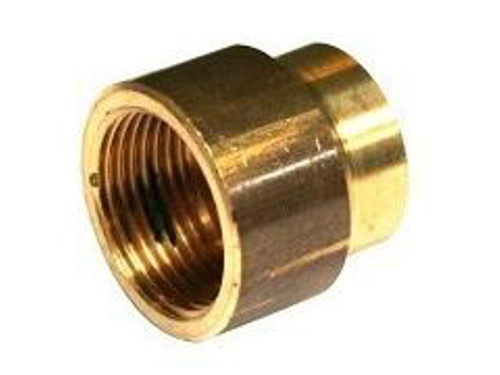 Formmuffe 1-1/4"-1" messing