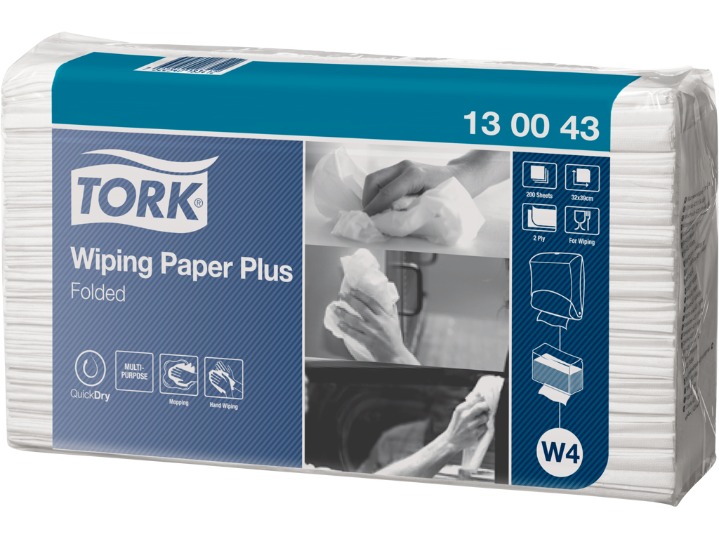 Papir Tork Plus W4 pk/200ark, 5 pk