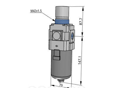 SMC AW40-F04E-B  Filter/regulator 1/2"