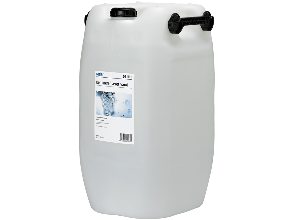 Demineraliseret vand 60 Ltr 71mm Gevind