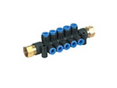 SMC Fitting manifold I 3/8" - U 6x Ø8mm