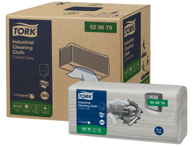Aftørringspapi industri W4, pk/120stk,4p