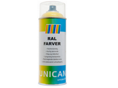 Maling RAL 1018 Zinkgul spray 400ml