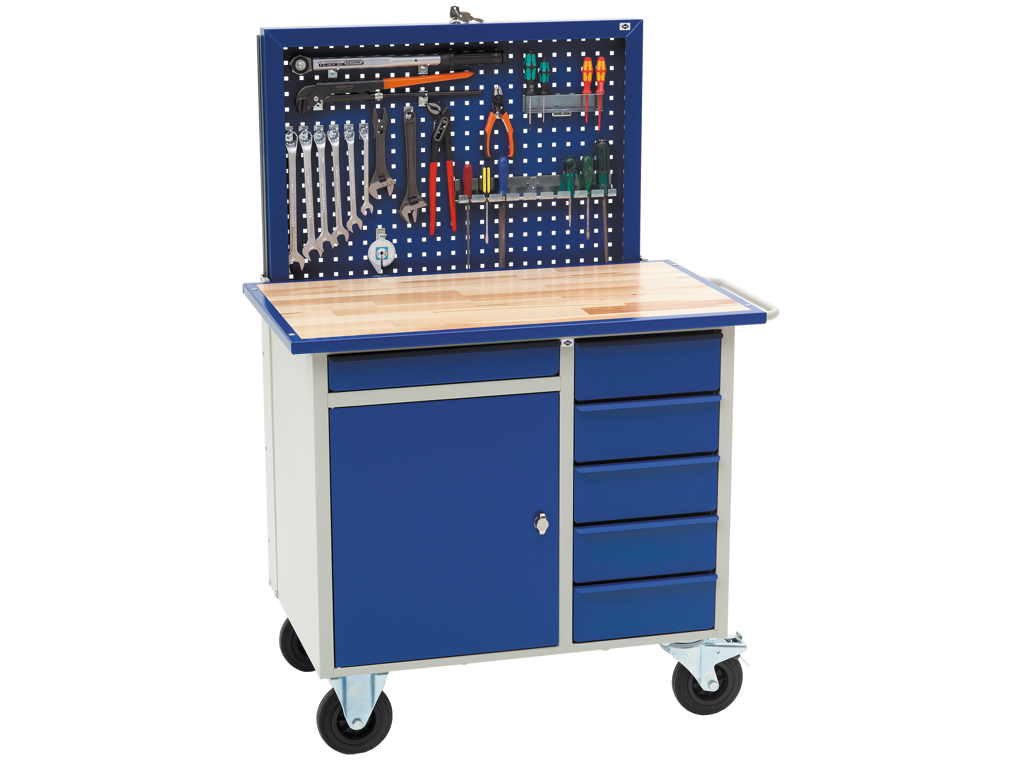 Værkstedsvogn VV-2+VT-1 Blika 6 skuffer