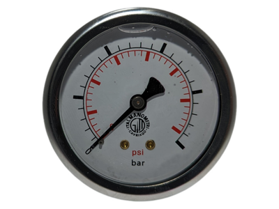 Manometer G63 0-10 bar 1/4" RG bagud