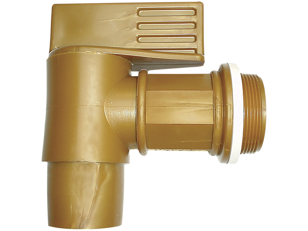 Aftapningshane  2" polyethylen