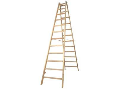 Jumbo Wienerstige lamineret træ 2x12trin