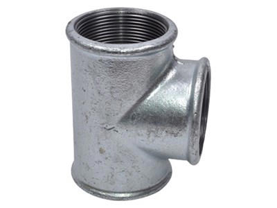 Tee 1"x1/2"x1" galv