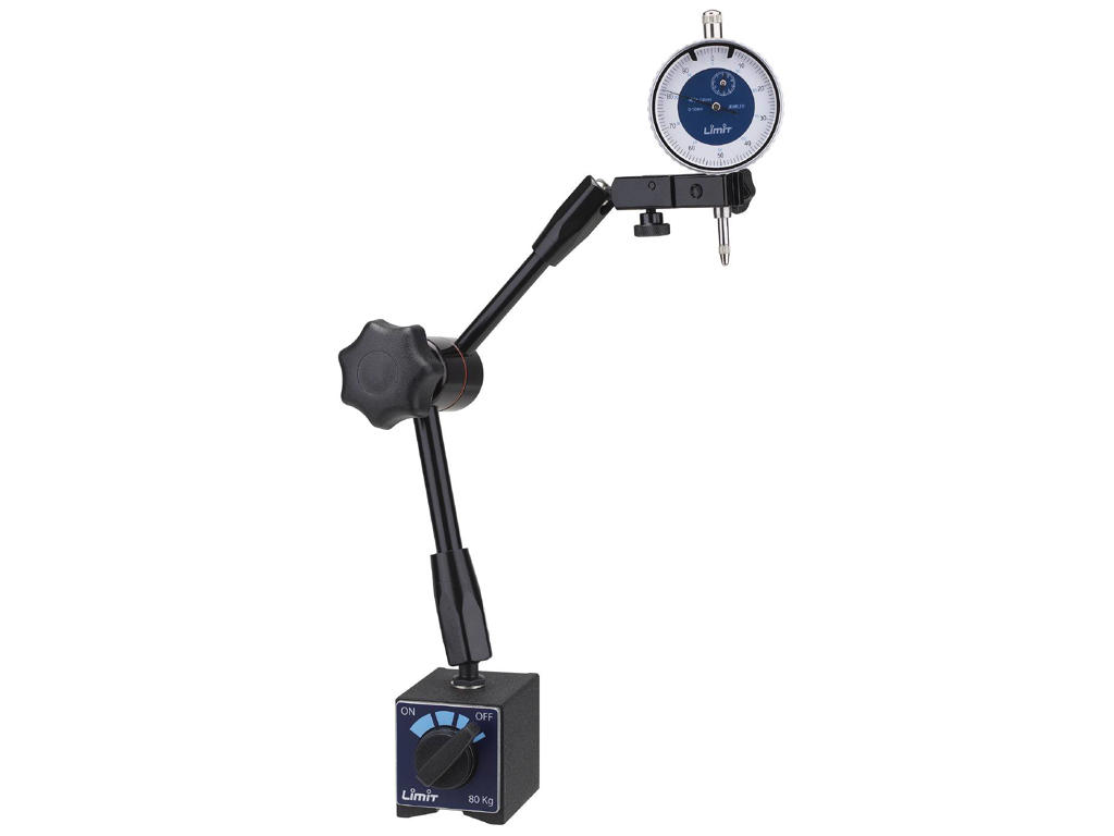 Måleurstander m/måleur 0-10 mm 