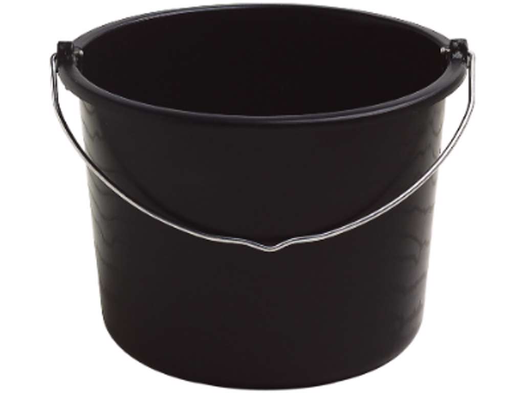 Spand 20 ltr plast sort