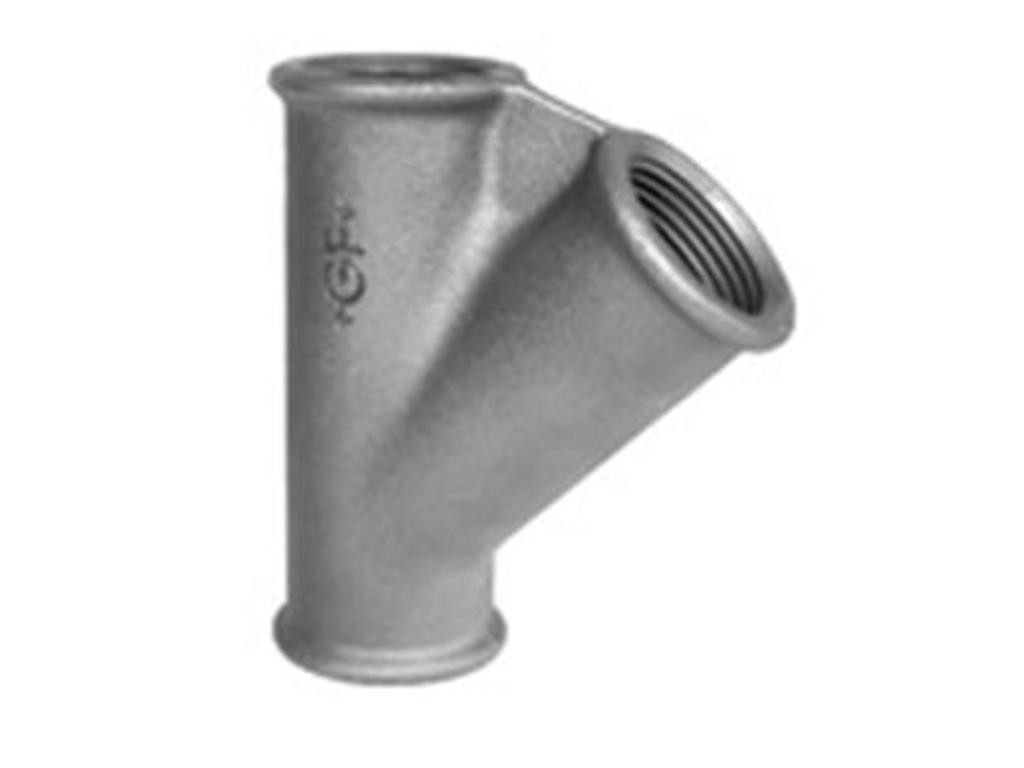 Tee 1/2" m/45gr gren galv.