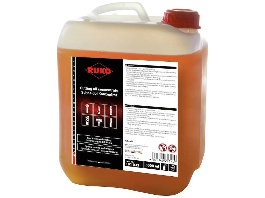 Skæreolie koncentrat universal 5ltr Ruko