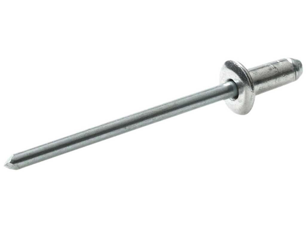 Blindnitte Alu/Stål åben - Standard hoved