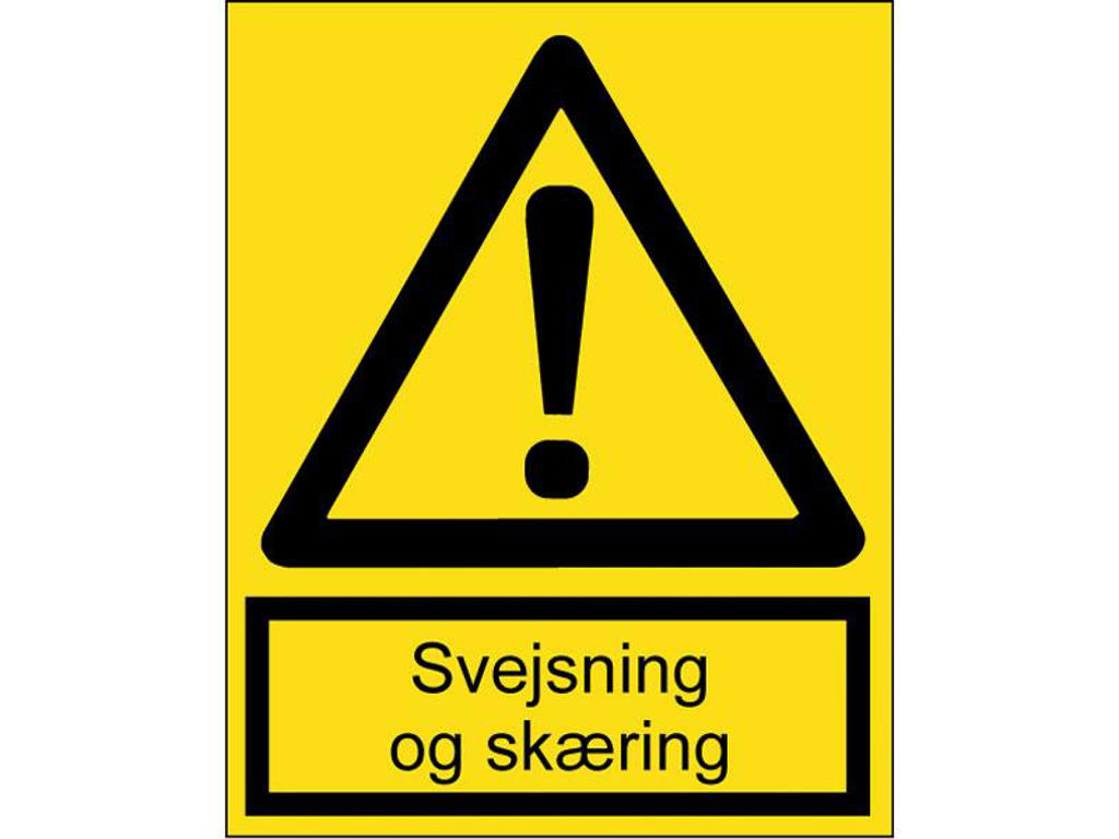 SVEJSNING OG SKÆRING