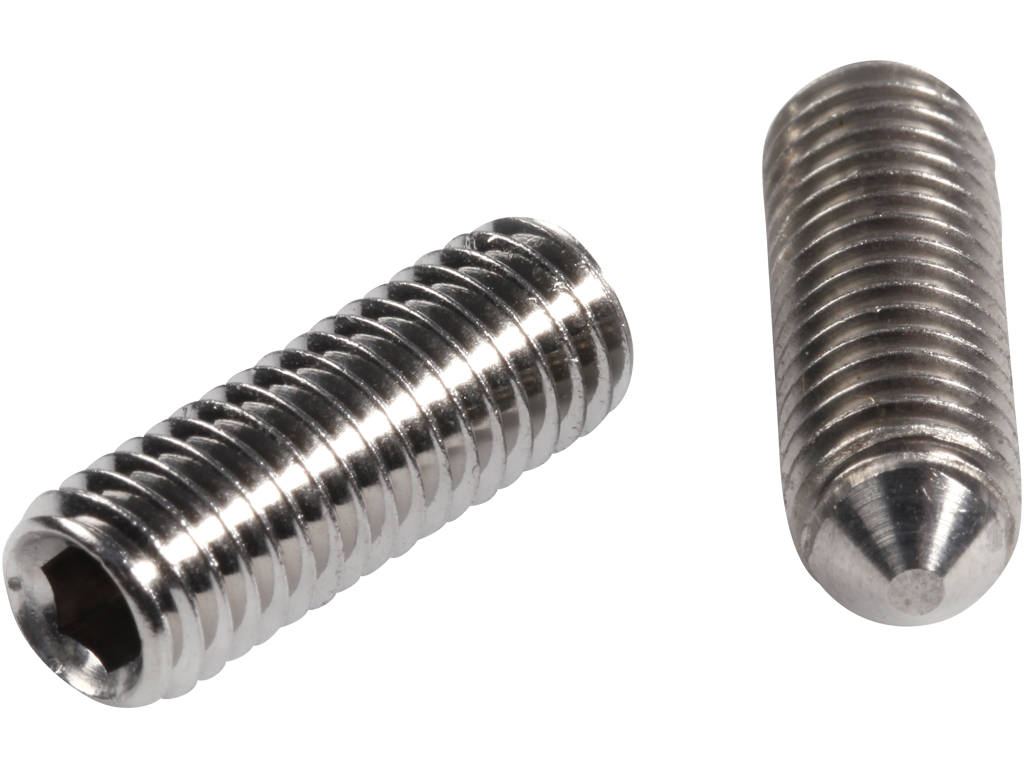Pinolunbraco M4x10 A2 m/spids DIN914