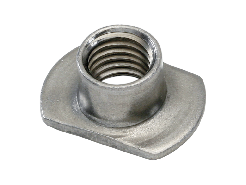 Svejsemøtrik m/flange M10 A2