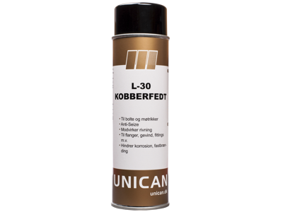 Unican L-30 kobberfedt spray 500ml.