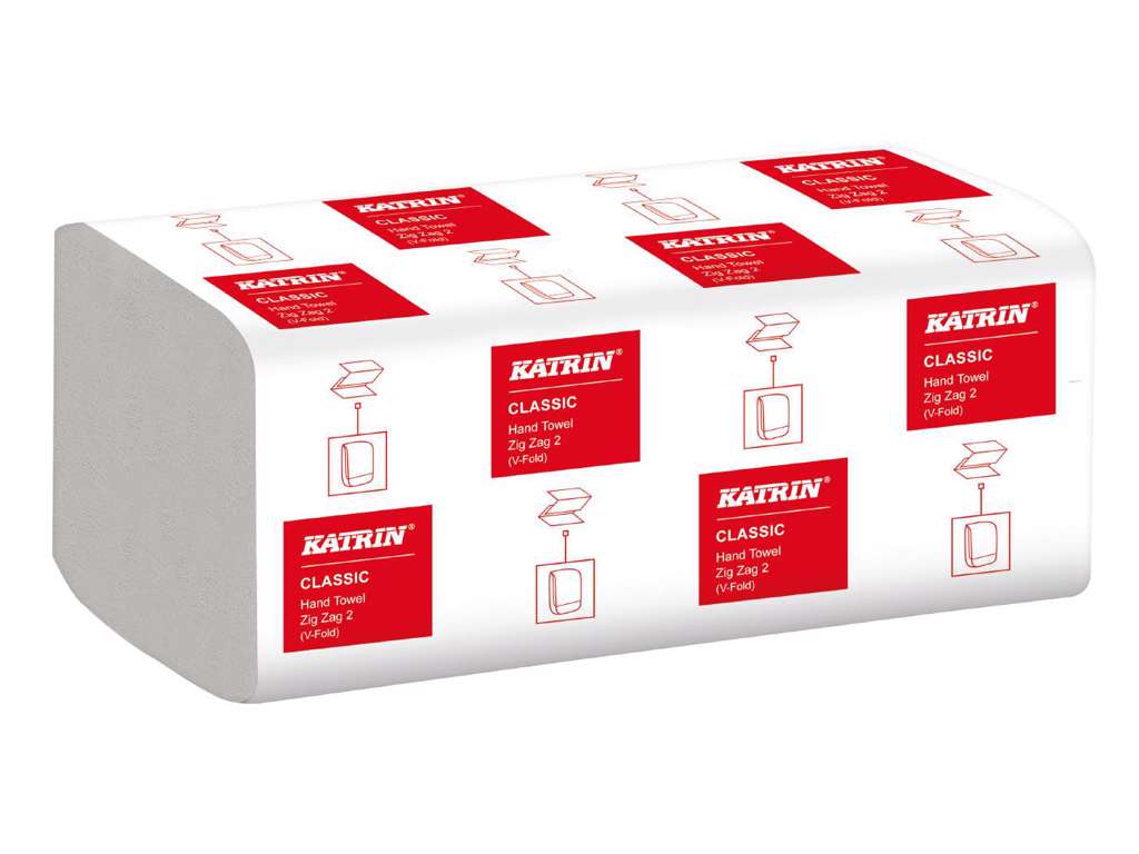 Papir Katrin 65944 hvid classic 2-lags