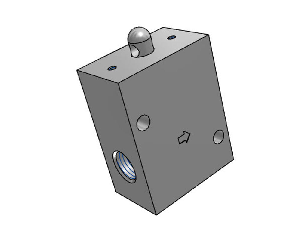 SMC VM230-F02-00A Ventil uden aktuator